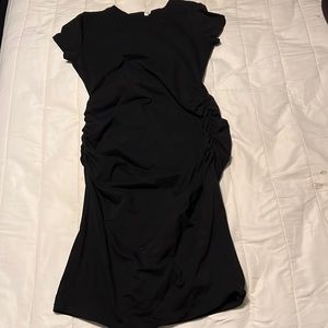 Black maternity dress